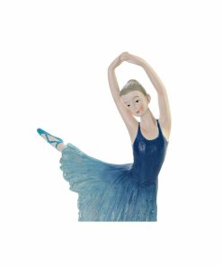 Statua Decorativa DKD Home Decor Azzurro Romantico Ballerina Classica 13 x 6 x 23 cm