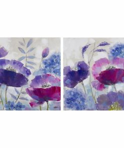 Tela DKD Home Decor Pino Tela 80 x 3,5 x 80 cm