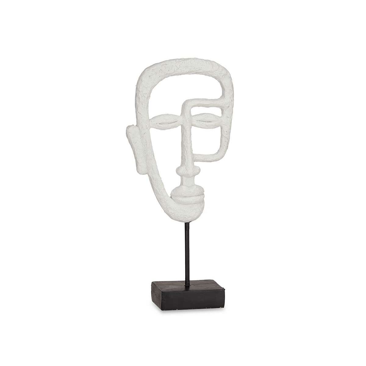 Statua Decorativa Gift Decor Bianco Viso 19,5 x 38 x 10,5 cm (4 Unità)
