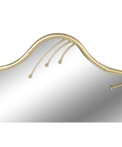Specchio da parete Home ESPRIT Dorato 73 x 2 x 73 cm