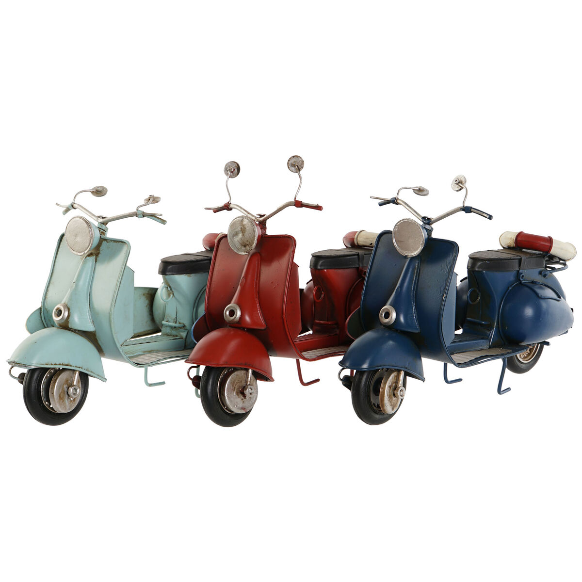 Statua Decorativa Home ESPRIT Moto 26,5 x 11 x 17 cm (3 Unità)