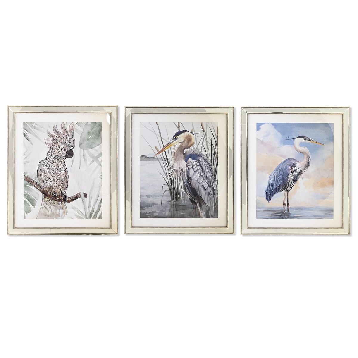 Tela DKD Home Decor polistirene Tela 40 x 1,6 x 60 cm 56 x 1,6 x 66 cm