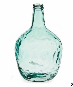 Bottiglia Carafe Decorazione Trasparente 22 x 37,5 x 22 cm (2 Unità)
