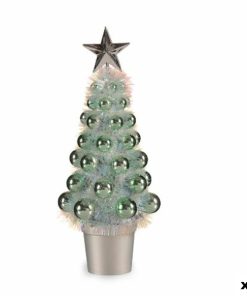 Albero di Natale Krist+ Verde polipropilene PET Plastica Albero di Natale 12,2 x 30 x 12,2 cm (12 Unità)