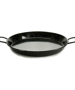 Padella La Dehesa Nero Acciaio Smaltato Ø 80 cm 97 x 8 x 97 cm