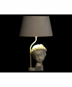Lampada da tavolo DKD Home Decor Rosso Resina Rosa chiaro 220 V 50 W 30 x 30 x 49 cm (2 Unità)