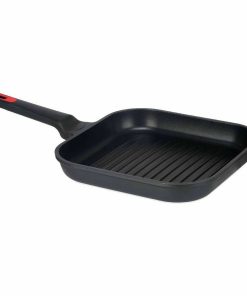 Padella griglia strisce Kinvara Nero Alluminio Bachelite Alluminio fuso 28 x 28 cm