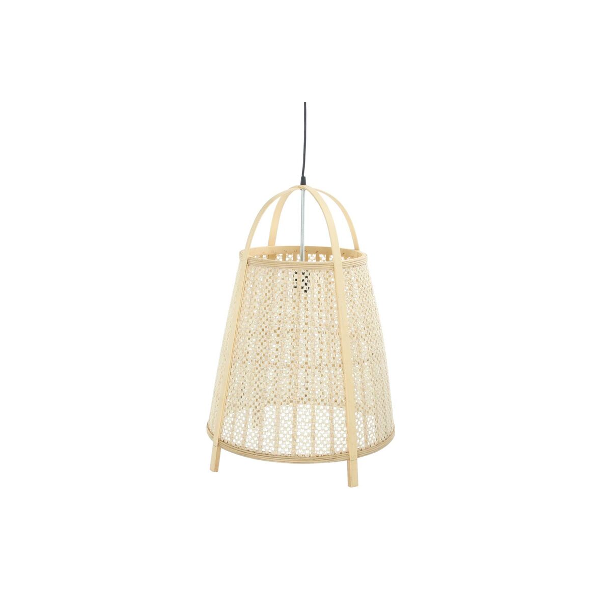 Lampadario DKD Home Decor 47 x 47 x 64 cm Naturale Crema 50 W