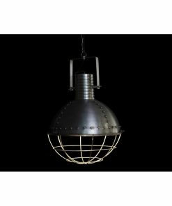 Lampadario DKD Home Decor Argentato Ferro 50 W 43 x 43 x 66 cm