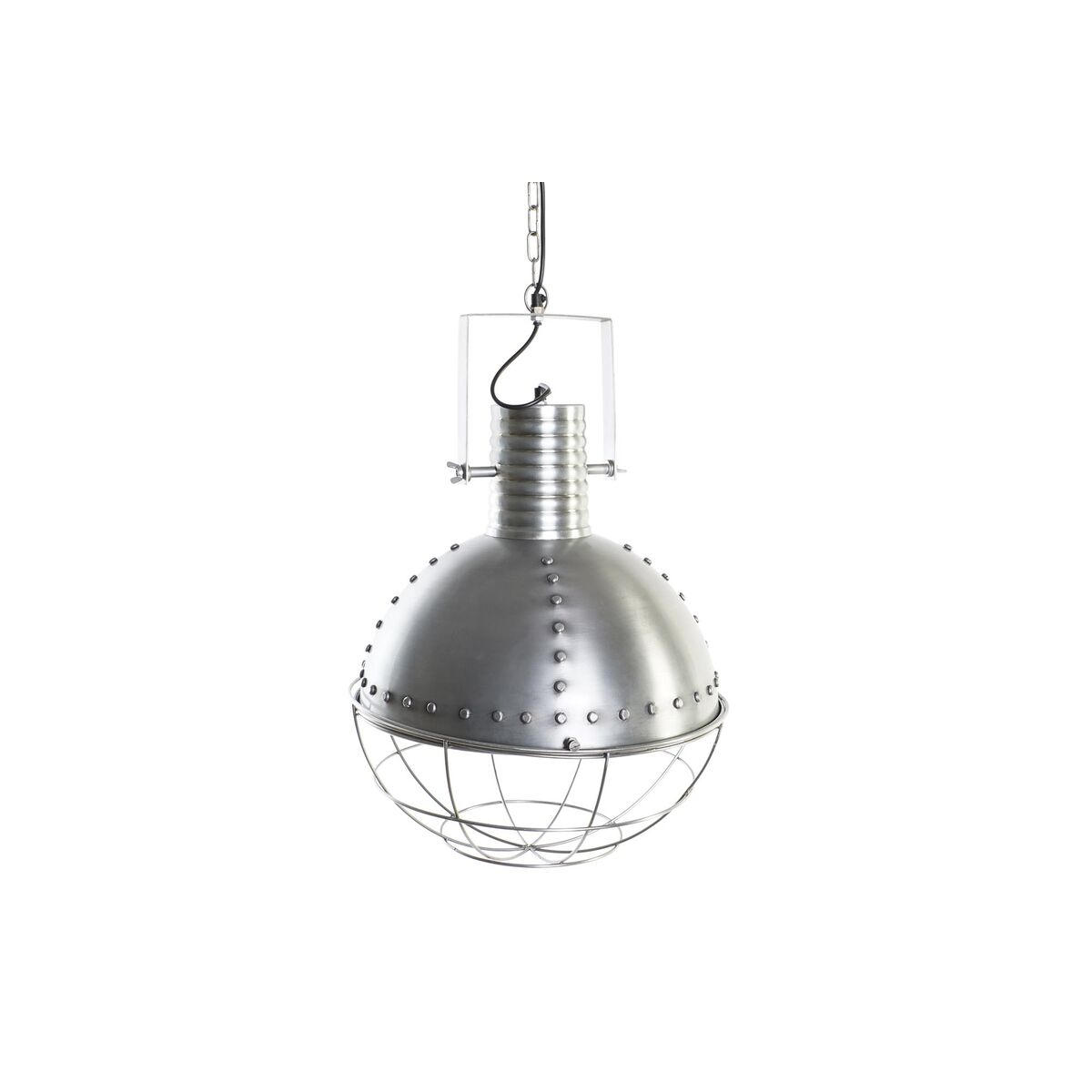 Lampadario DKD Home Decor Argentato Ferro 50 W 43 x 43 x 66 cm - Image 2