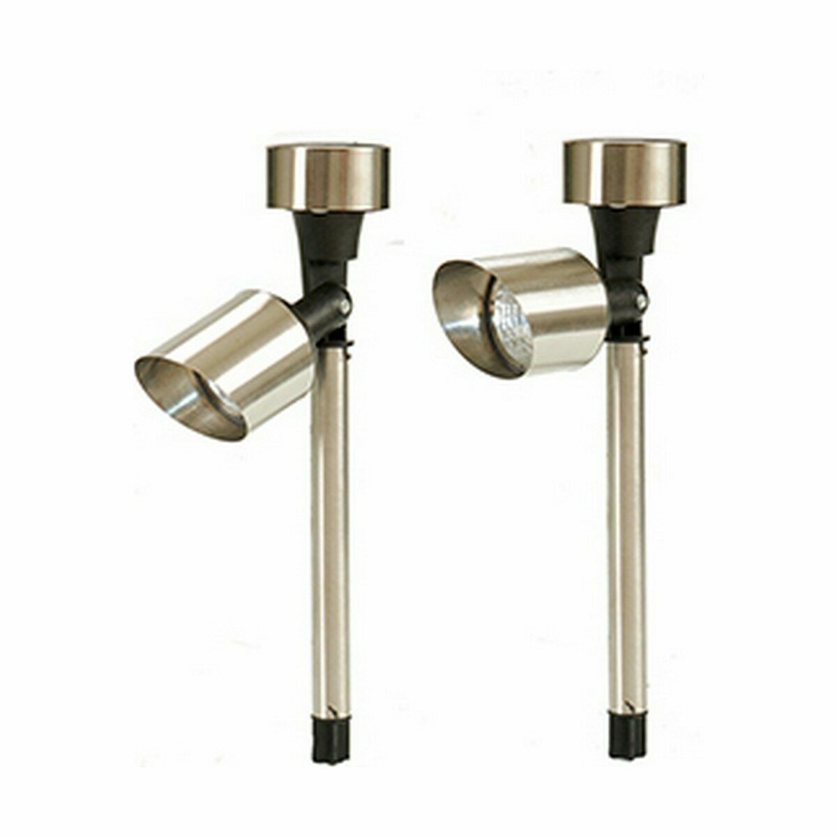 Faro Ibergarden Argentato Acciaio 15 x 10 x 28 cm 15 x 29 x 10 cm Articolata Ricarica a luce solare (12 Unità) - Image 2