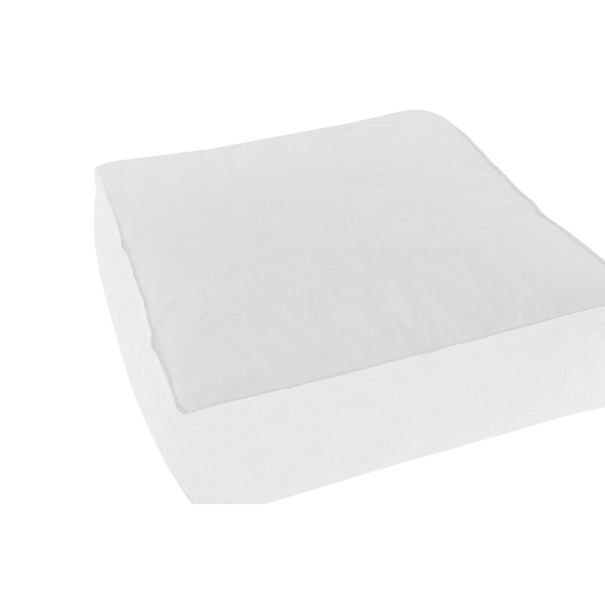 Puff Home ESPRIT Beige 87 x 87 x 32 cm - Image 3