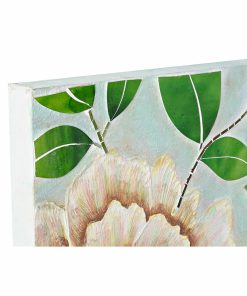 Tela DKD Home Decor Multicolore Fiori 80 x 4 x 120 cm (1 Unità)