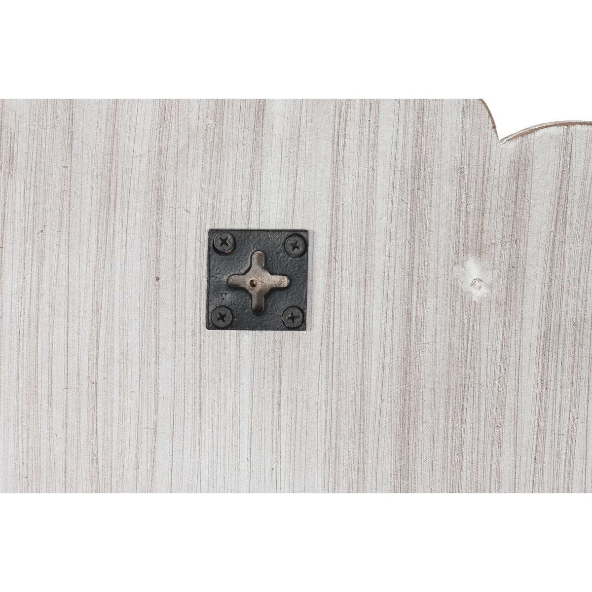 Specchio da parete DKD Home Decor Bianco Naturale Indiano Decapaggio 90 x 1,5 x 90 cm (90 Pezzi) - Image 2