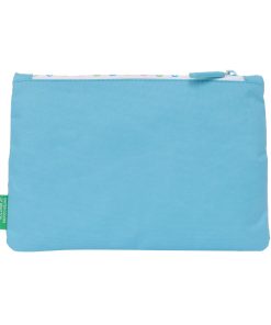 Astuccio Scuola Benetton Spring Blu cielo 23 x 16 x 3 cm