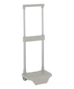 Trolley per Zaino Safta Argentato 22 x 67.5 x 17 cm
