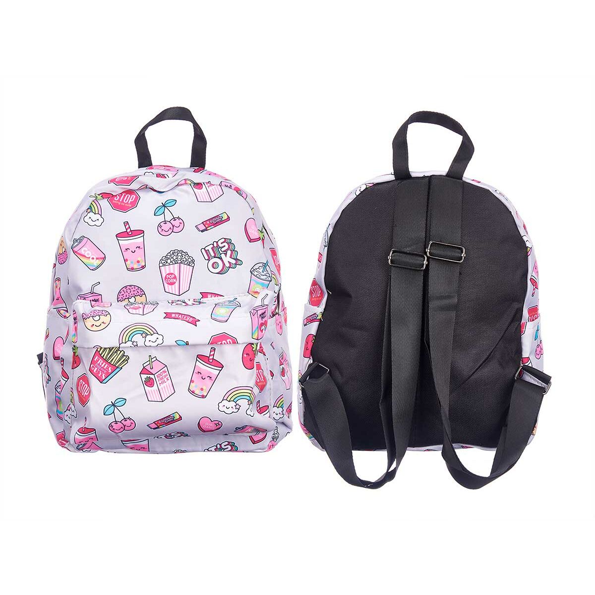 Zaino Scuola Pincello 585 Multicolore 28 x 12 x 22 cm Arcobaleno (12 Unità)
