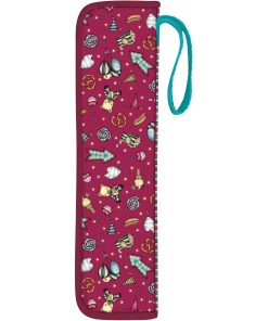 Portaflauto Gorjuss Fireworks Rosso Granato 10 x 36 x 2.5 cm