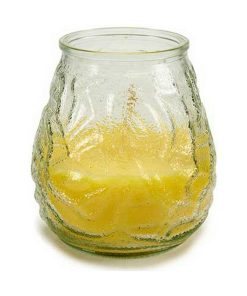 Candela Profumata Ibergarden Giallo Trasparente Vetro Paraffina Citronella 9 x 10 x 9 cm 9 x 9,5 x 9 cm (6 Unità)