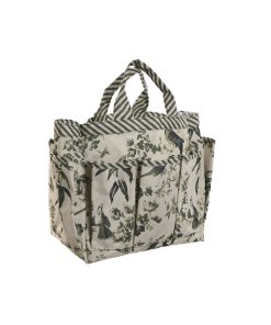 Contenitore degli attrezzi Home ESPRIT Giardino Cestino Verde Beige 47 x 18 x 27 cm