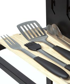 Set Utensili da Barbecue Aktive 4 Pezzi Barbecue Acciaio inossidabile 10 x 42 x 4 cm (4 Unità)