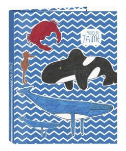 Raccoglitore ad anelli Algo de Jaime Ocean A4 (26.5 x 33 x 4 cm)