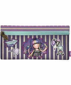 Astuccio Scuola Gorjuss Up and away Viola (22 x 11 x 1.5 cm)