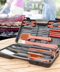 Valigetta Barbecue Barbecase InnovaGoods 18 Pezzi