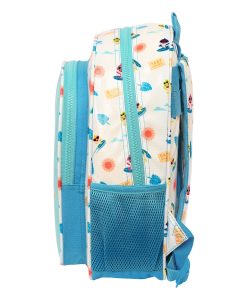 Zaino Scuola Baby Shark Surfing Azzurro Bianco 27 x 33 x 10 cm