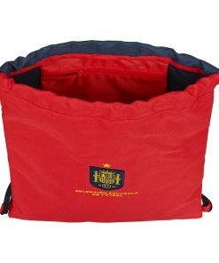 Zainetto con Cordini RFEF Azzurro Rosso 35 x 40 x 1 cm