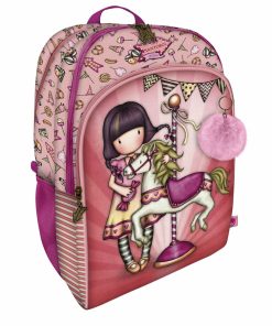 Zaino Scuola Gorjuss Carousel Salmone 34.5 x 43.5 x 22 cm