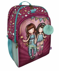 Zaino Scuola Gorjuss Fireworks Rosso Granato 34.5 x 43.5 x 22 cm