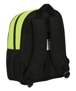 Zaino Scuola Real Betis Balompié Nero Lime 28 x 34 x 10 cm