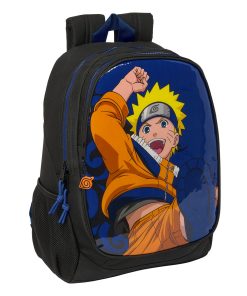 Zaino Scuola Naruto Ninja Azzurro Nero 32 x 44 x 16 cm