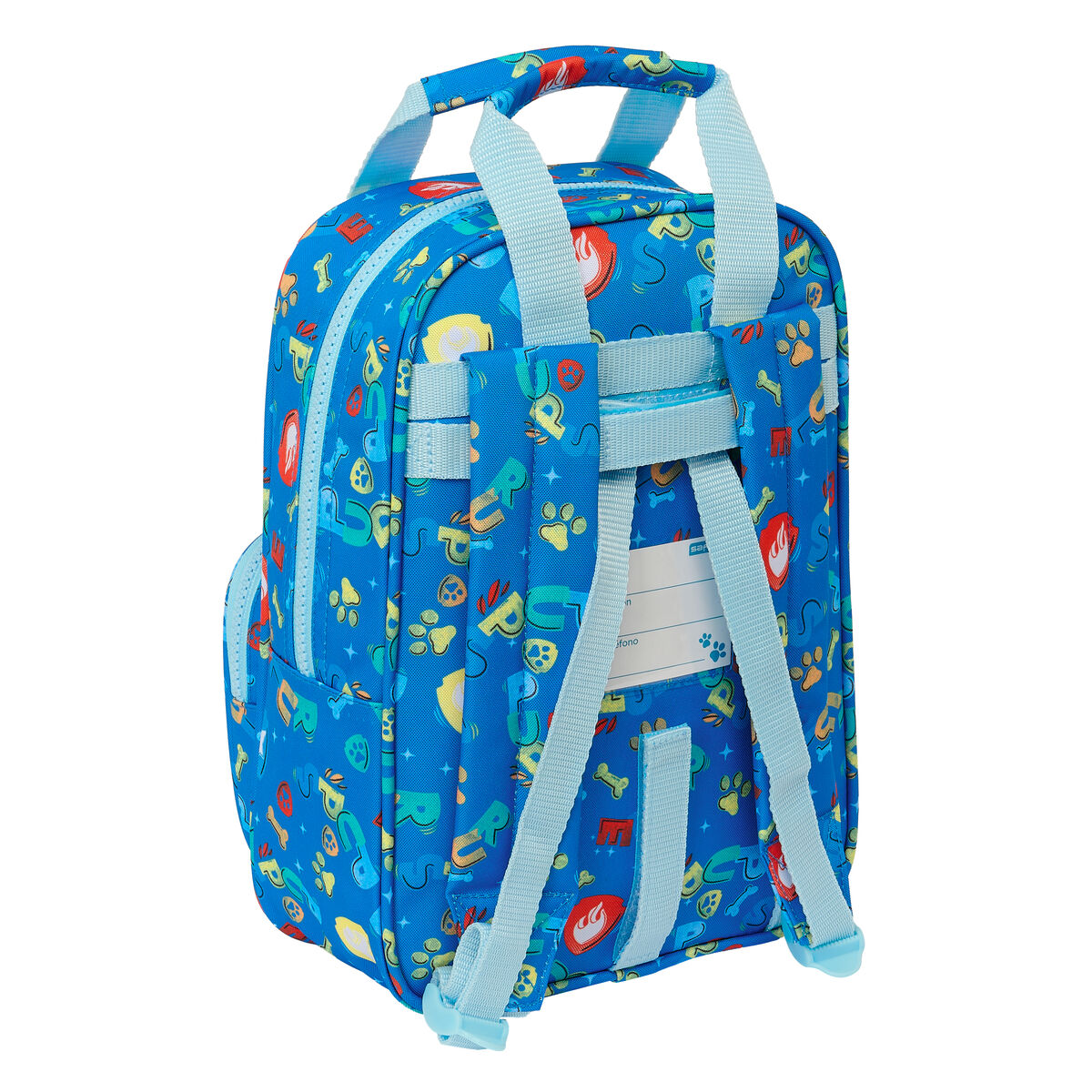 Zaino Scuola The Paw Patrol Pups rule Azzurro 20 x 28 x 8 cm