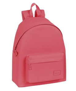 Zaino Scuola Safta Marsala 33 x 42 x 15 cm Rosso Granato
