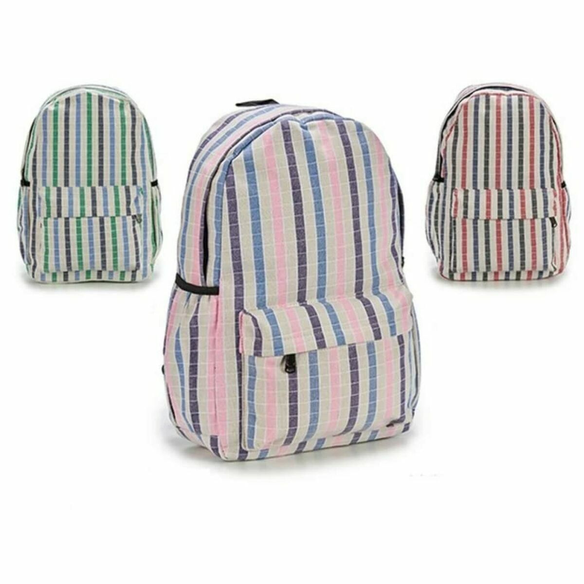 Zaino Scuola Pincello Multicolore 13 x 45 x 31 cm 31 x 45 x 13 cm Righe (12 Unità) - Image 4
