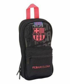 Astuccio Zaino F.C. Barcelona Nero 12 x 23 x 5 cm (33 Pezzi)