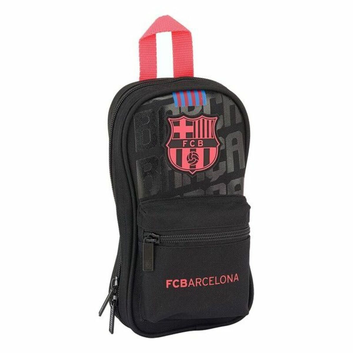 Astuccio Zaino F.C. Barcelona Nero 12 x 23 x 5 cm (33 Pezzi)