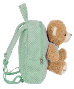 Zaino per Bambini Safta Orsetto di Peluche Turchese 23 x 27 x 7,5 cm