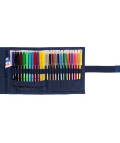 Astuccio Benetton Cool Blu Marino 7 x 20 x 7 cm Pieghevoli 27 Pezzi