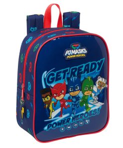 Zaino Scuola PJ Masks Ready Blu Marino 22 x 27 x 10 cm