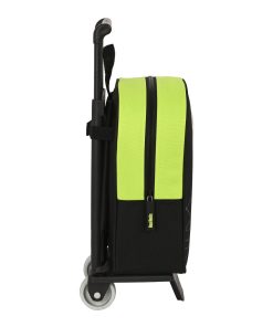 Trolley per la Scuola Real Betis Balompié Nero Lime 22 x 27 x 10 cm