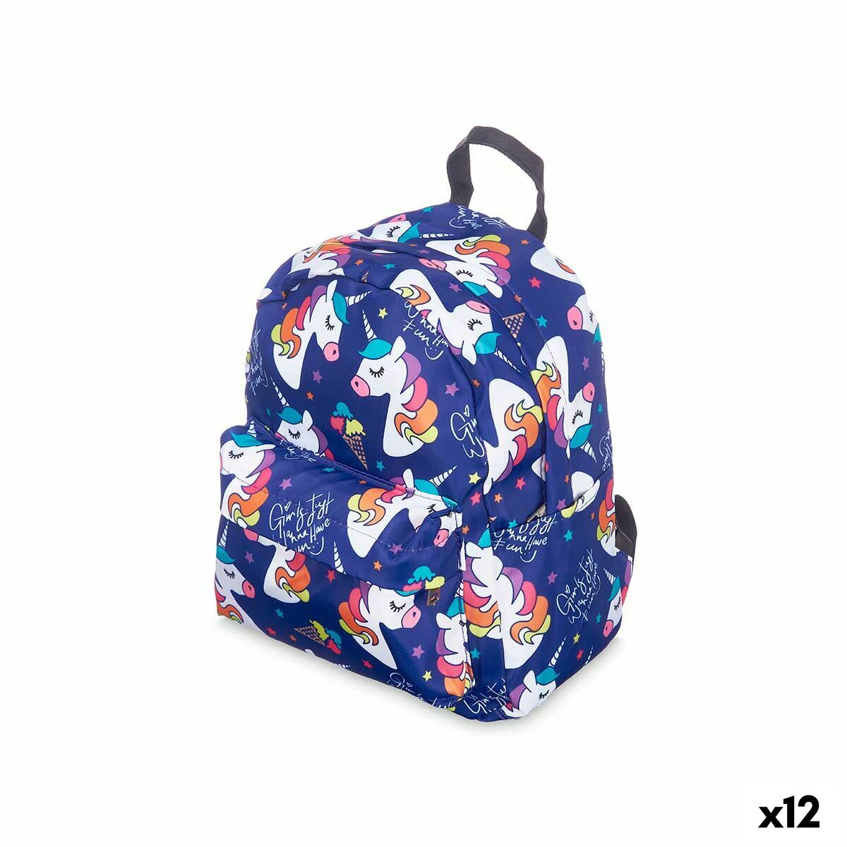 Zaino Scuola Pincello Multicolore 28 x 12 x 22 cm 22 x 28 x 12 cm Unicorno (12 Unità) - Image 4