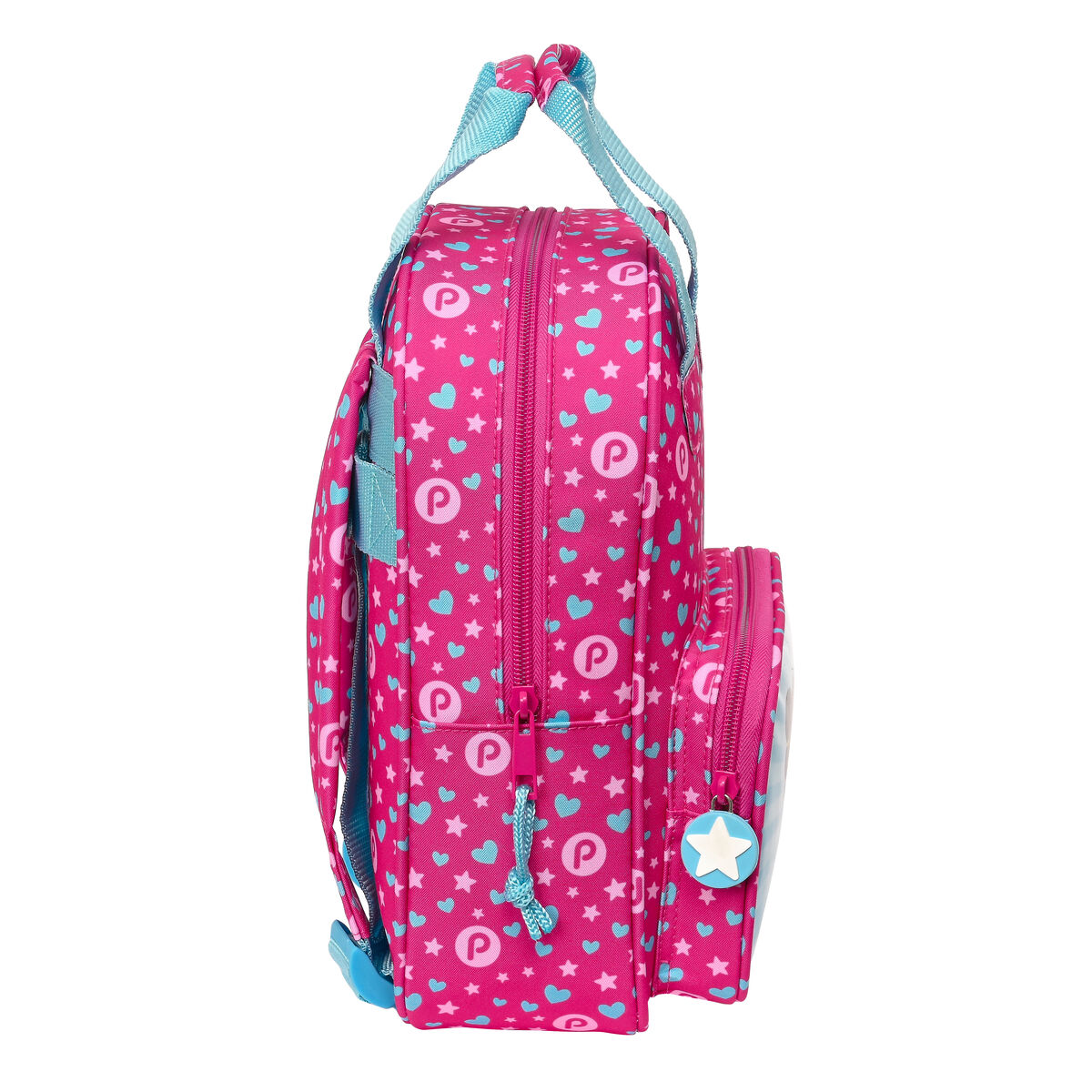 Zaino Scuola Pinypon Azzurro Rosa 20 x 28 x 8 cm - Image 3