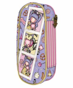 Astuccio Scuola Gorjuss First prize Lilla (10 x 23 x 6 cm)