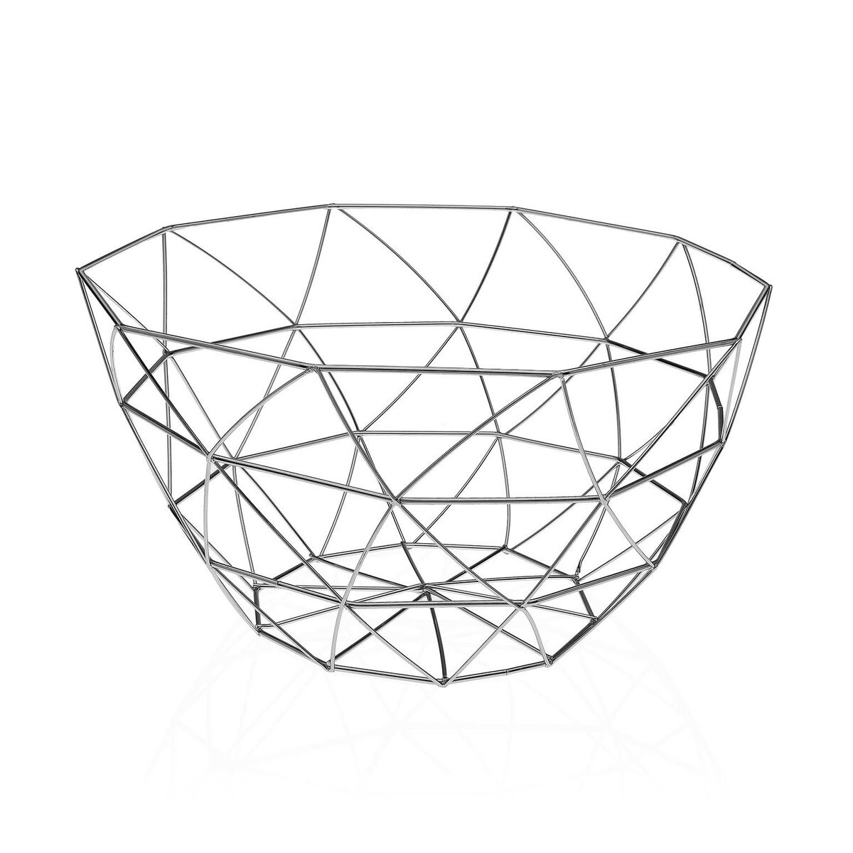 Portafrutta Versa Arco Grigio Acciaio (25 x 13,5 x 25 cm)