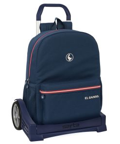 Trolley per la Scuola El Ganso Classic Blu Marino 32 x 43 x 14 cm