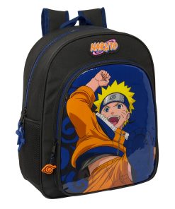 Zaino Scuola Naruto Ninja Azzurro Nero 32 x 38 x 12 cm