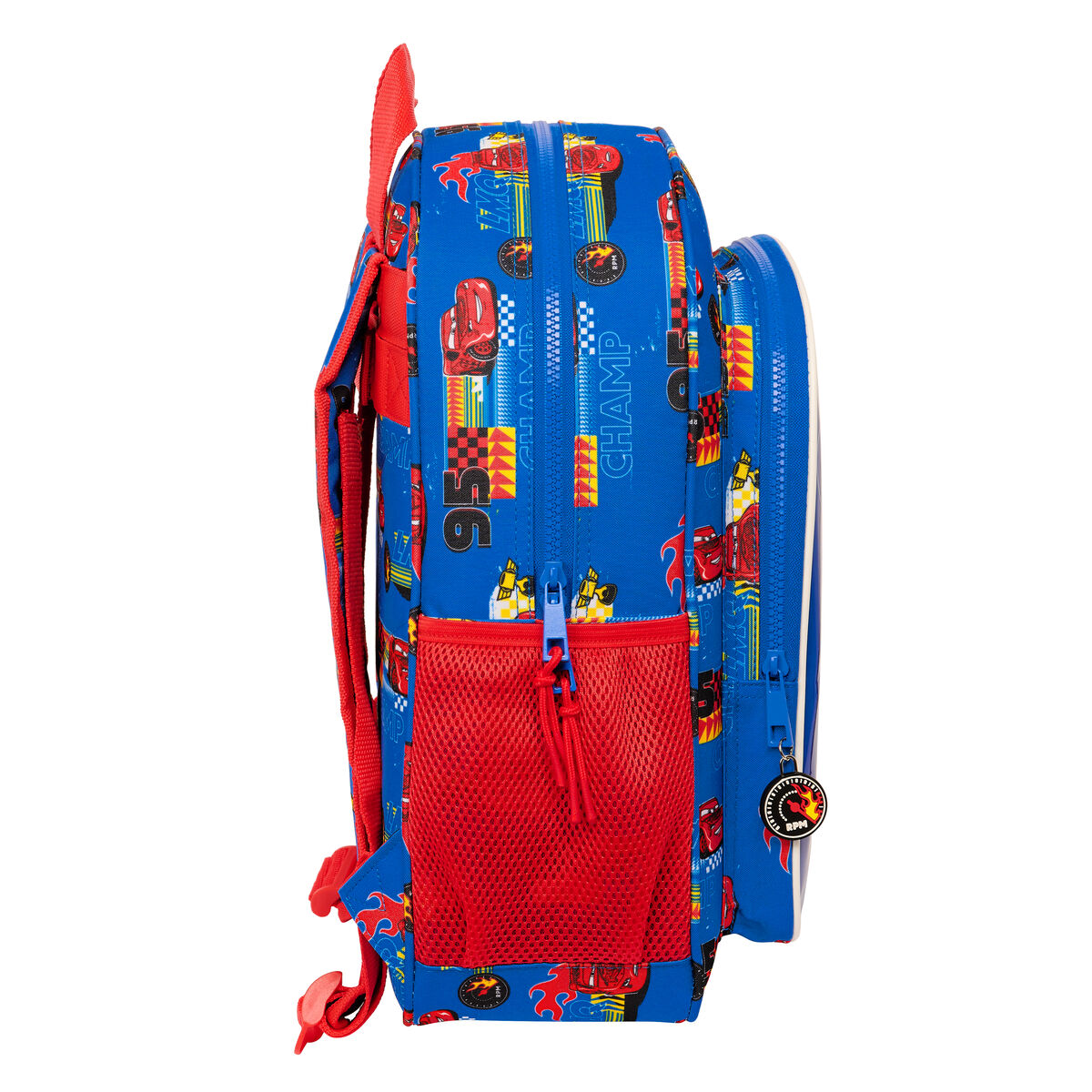 Zaino Scuola Cars Race ready Azzurro 32 X 38 X 12 cm